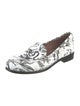 Tabitha Simmons Leather Printed Loafers
