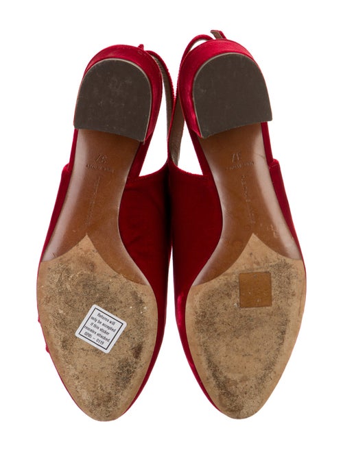 Tabitha Simmons Leather Slingback Pumps