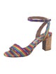 Tabitha Simmons Striped Sandals