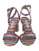 Tabitha Simmons Striped Sandals