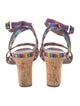Tabitha Simmons Striped Sandals