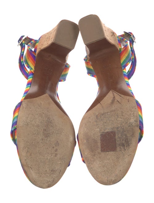 Tabitha Simmons Striped Sandals