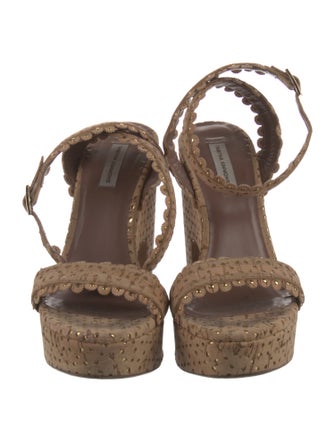 Tabitha Simmons Scalloped Accent Sandals