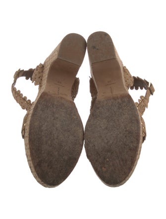 Tabitha Simmons Scalloped Accent Sandals