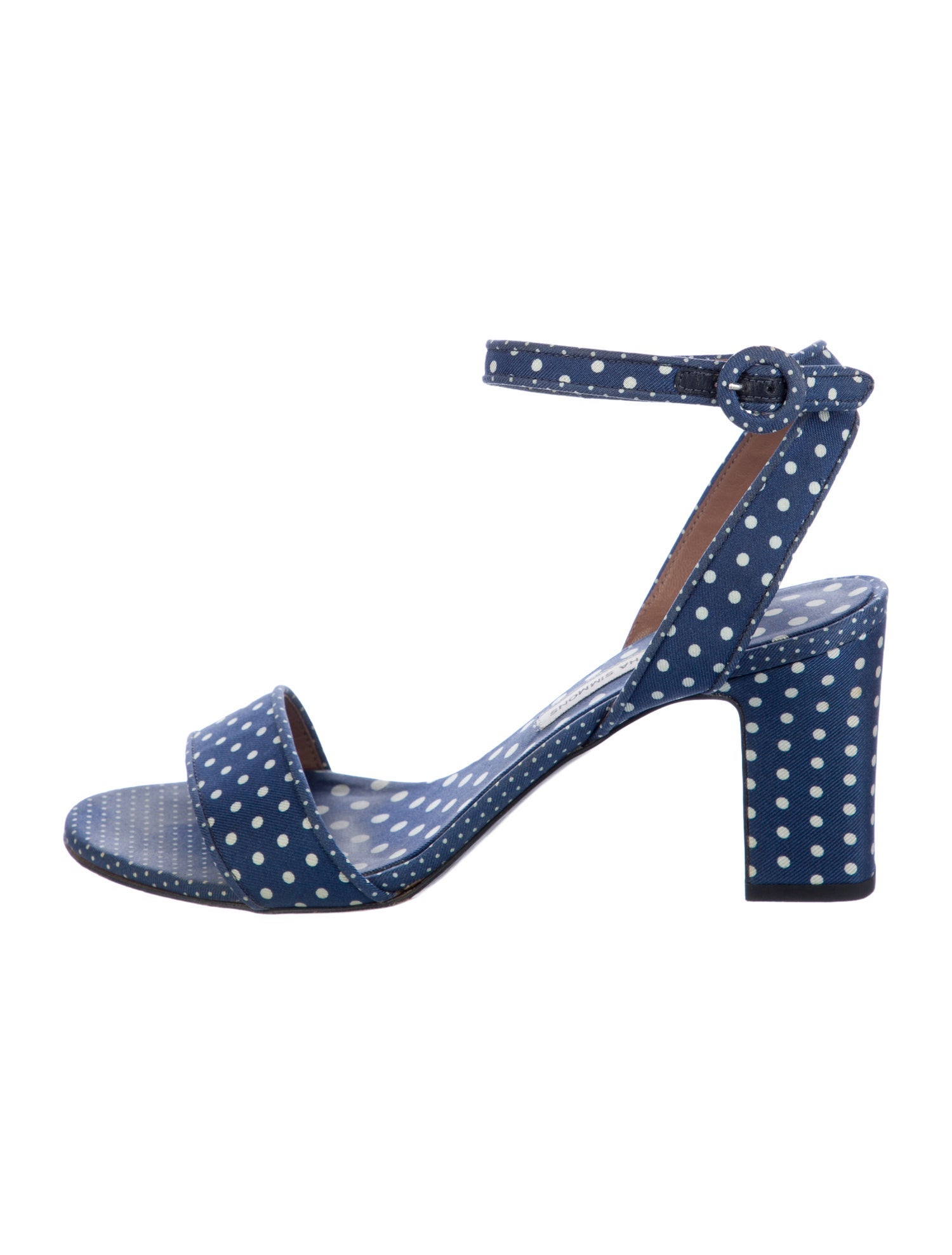 Tabitha Simmons Polka Dot Print Sandals