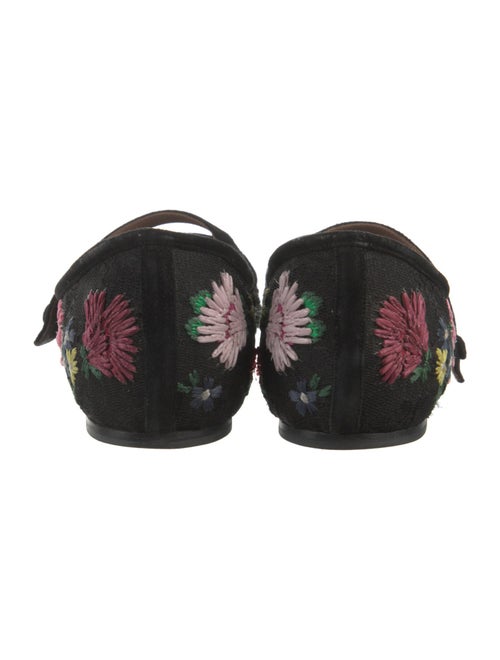 Tabitha Simmons Floral Print Mary Jane Flats