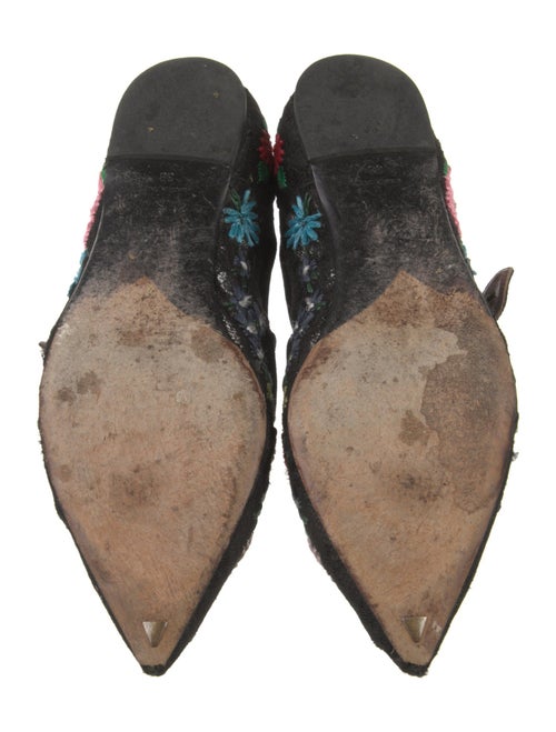 Tabitha Simmons Floral Print Mary Jane Flats