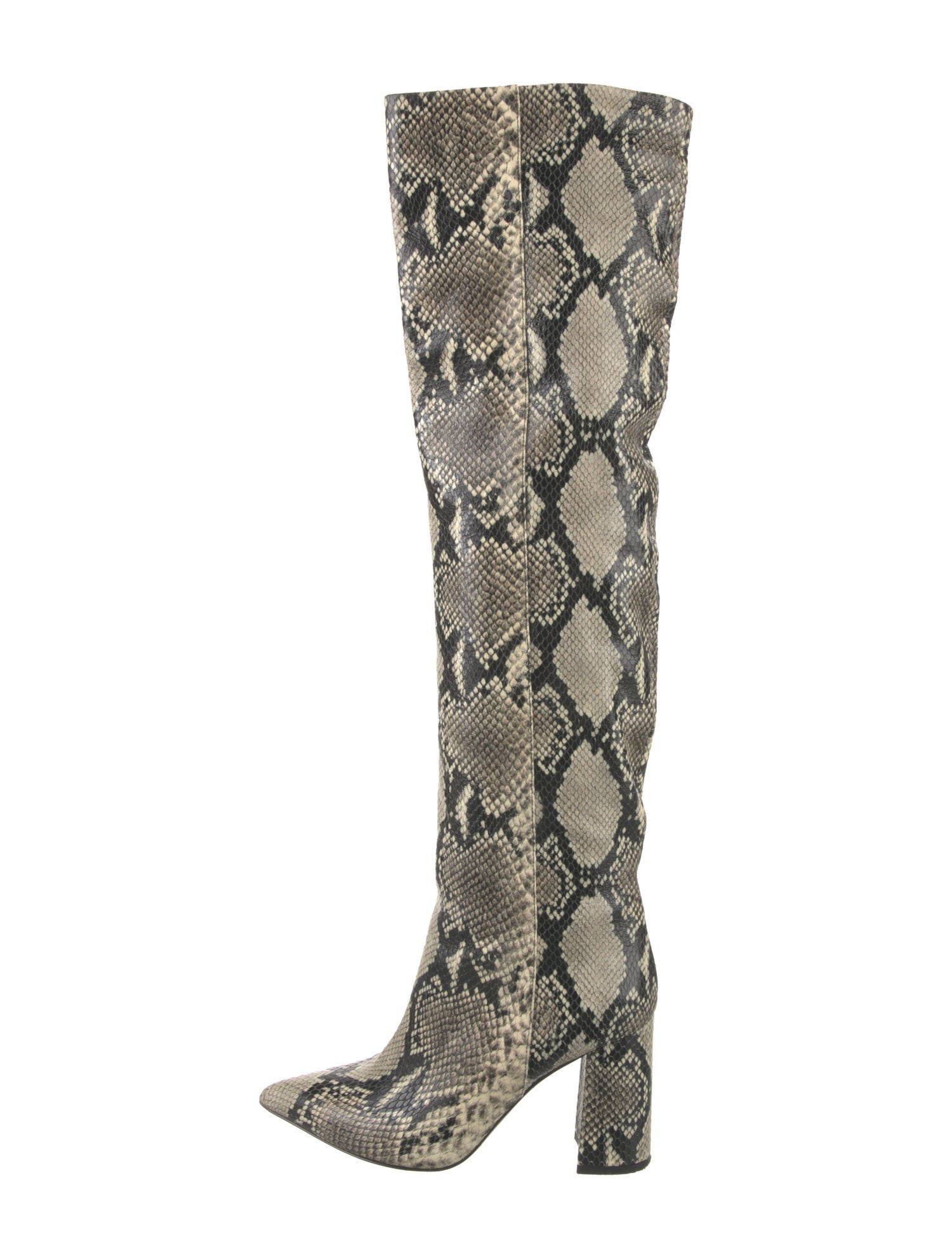 Tabitha Simmons Snakeskin Animal Print Boots