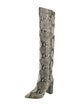 Tabitha Simmons Snakeskin Animal Print Boots
