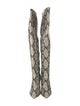 Tabitha Simmons Snakeskin Animal Print Boots