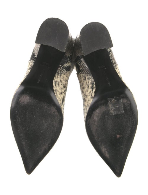 Tabitha Simmons Snakeskin Animal Print Boots