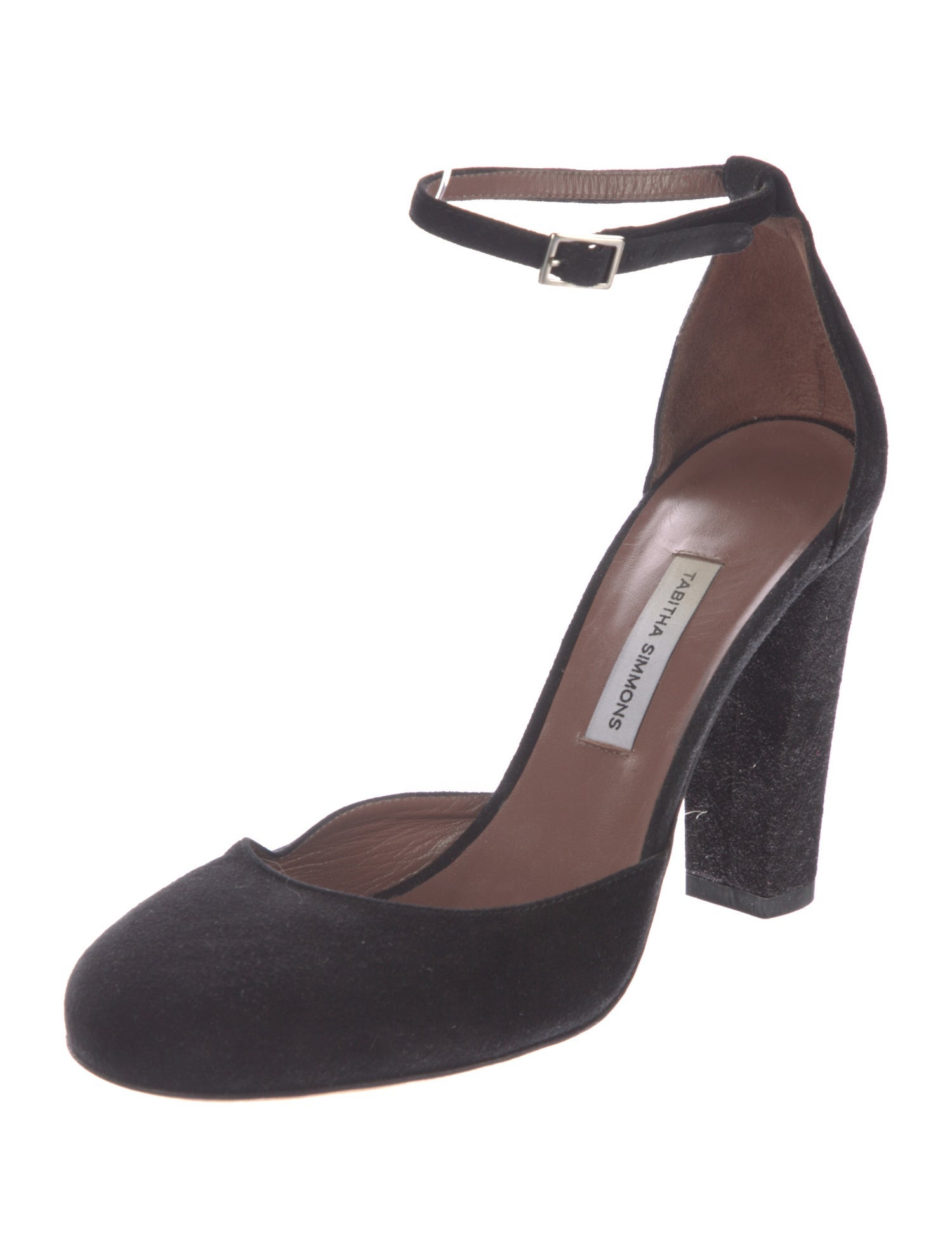 Tabitha Simmons Suede D'Orsay Pumps