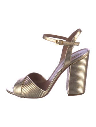 Tabitha Simmons Leather Slingback Pumps