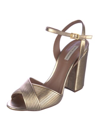 Tabitha Simmons Leather Slingback Pumps