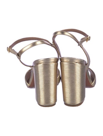 Tabitha Simmons Leather Slingback Pumps