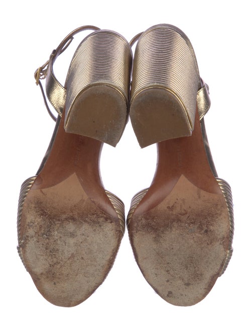 Tabitha Simmons Leather Slingback Pumps