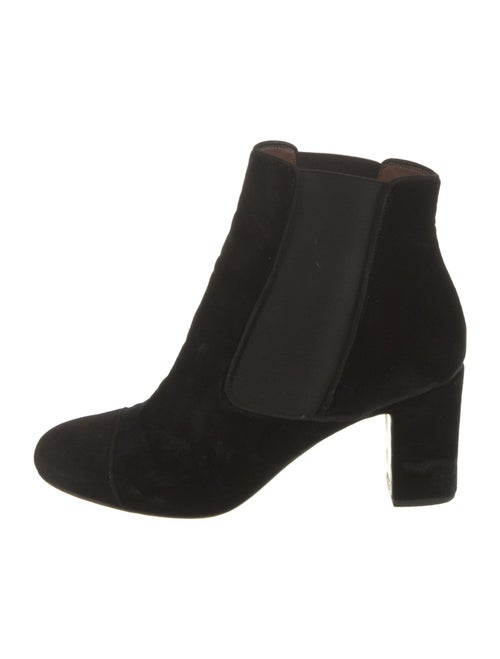 Tabitha Simmons Velvet Chelsea Boots