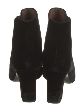 Tabitha Simmons Velvet Chelsea Boots