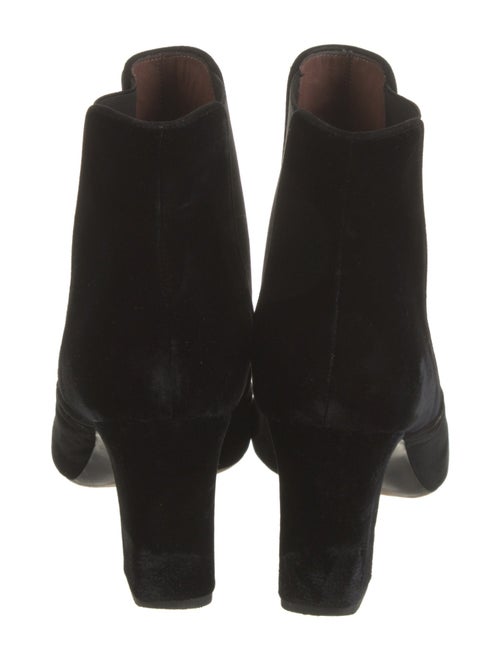 Tabitha Simmons Velvet Chelsea Boots
