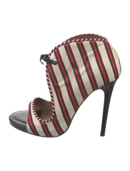 Tabitha Simmons Striped Pumps