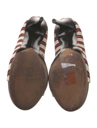 Tabitha Simmons Striped Pumps