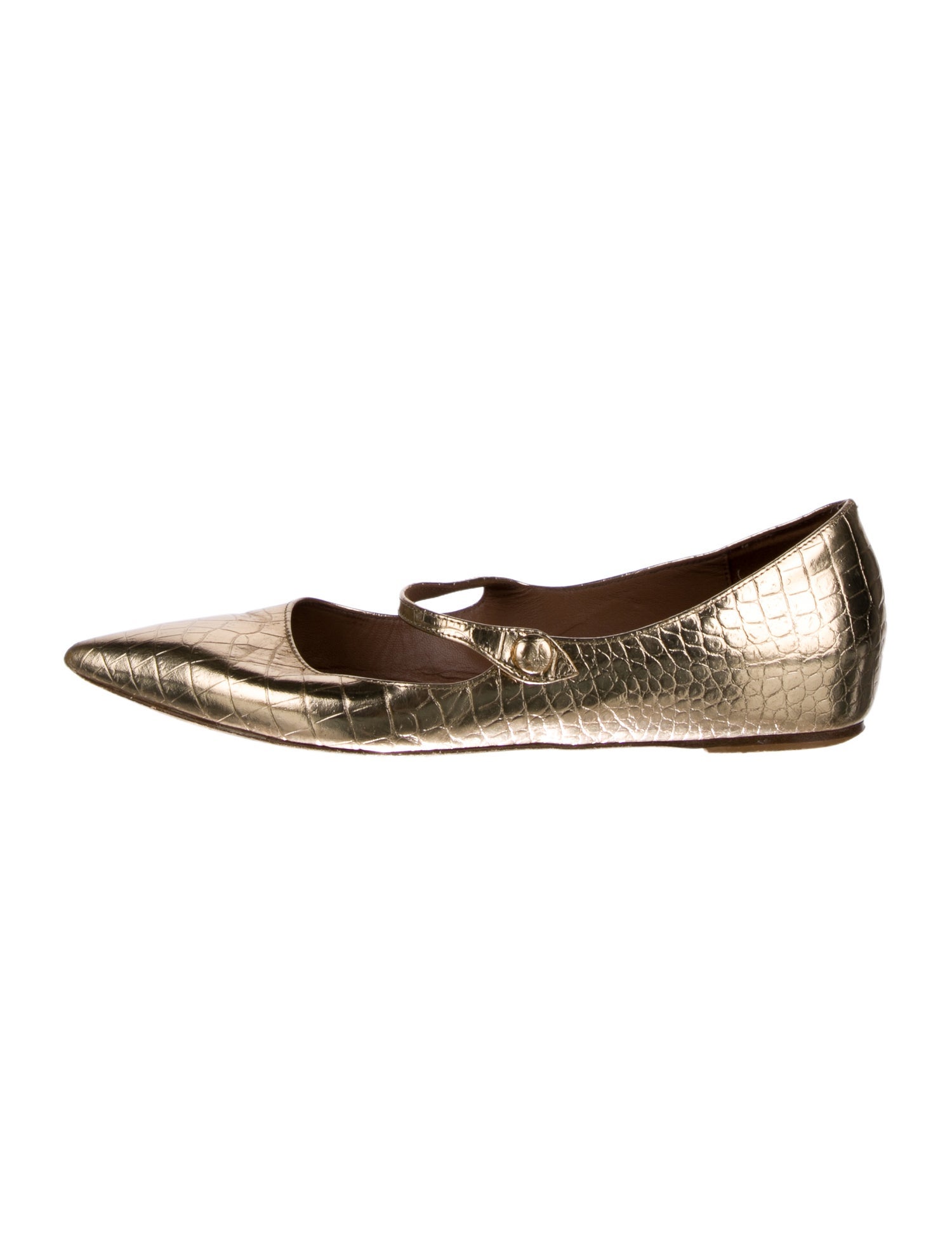 Tabitha Simmons Leather Mary Jane Flats