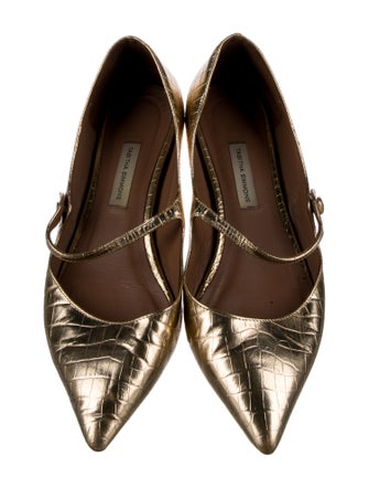Tabitha Simmons Leather Mary Jane Flats