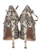 Tabitha Simmons Snakeskin Animal Print Pumps