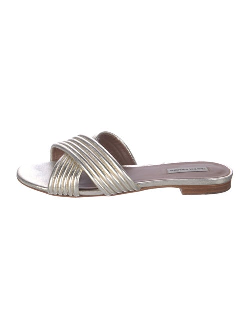 Tabitha Simmons Leather Slides