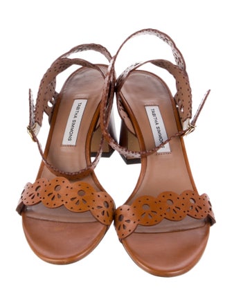 Tabitha Simmons Leather Sandals