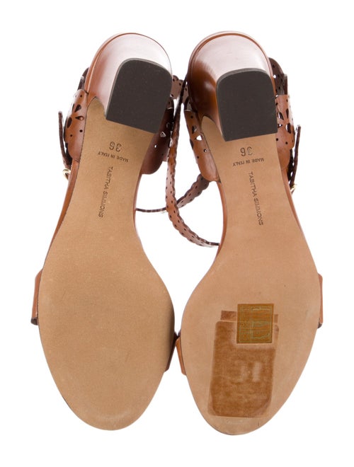Tabitha Simmons Leather Sandals