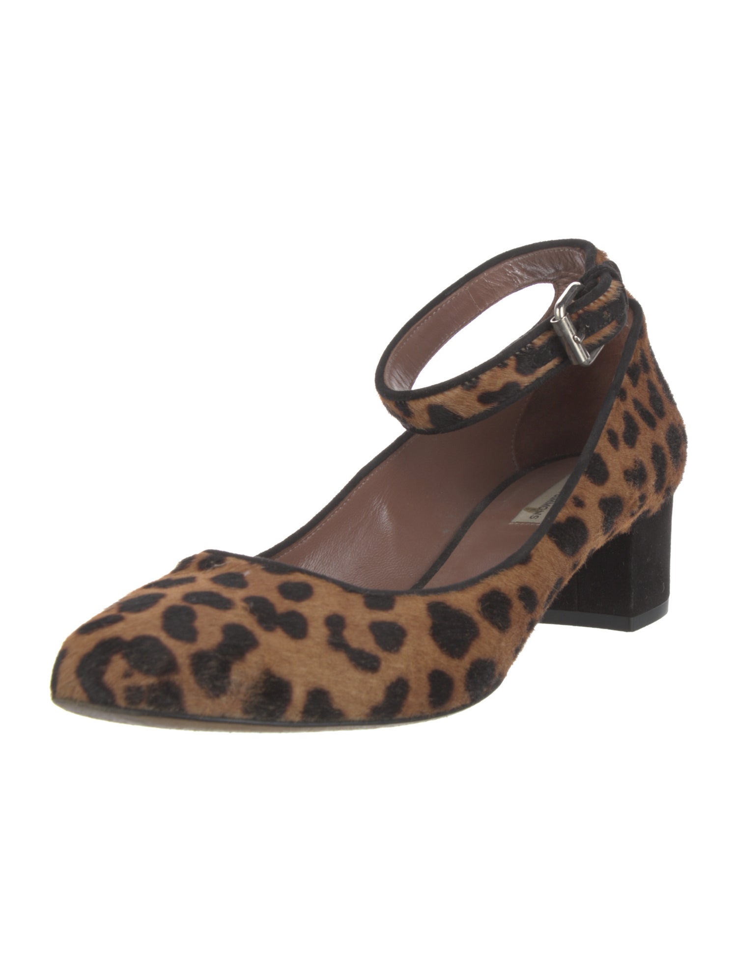 Tabitha Simmons Ponyhair Animal Print Pumps