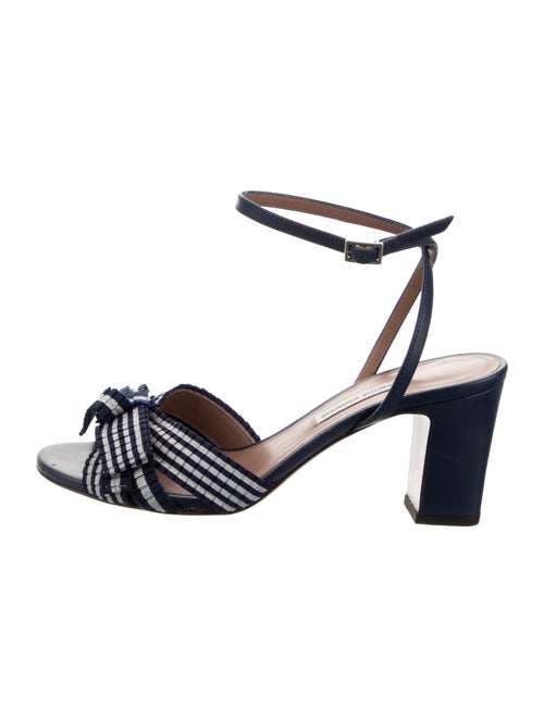 Tabitha Simmons Leather Striped Sandals