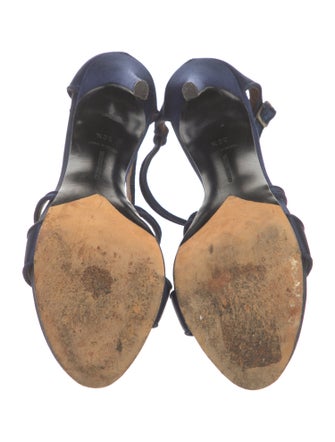 Tabitha Simmons Satin Slingback Sandals