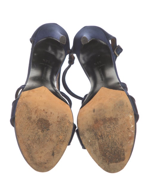 Tabitha Simmons Satin Slingback Sandals