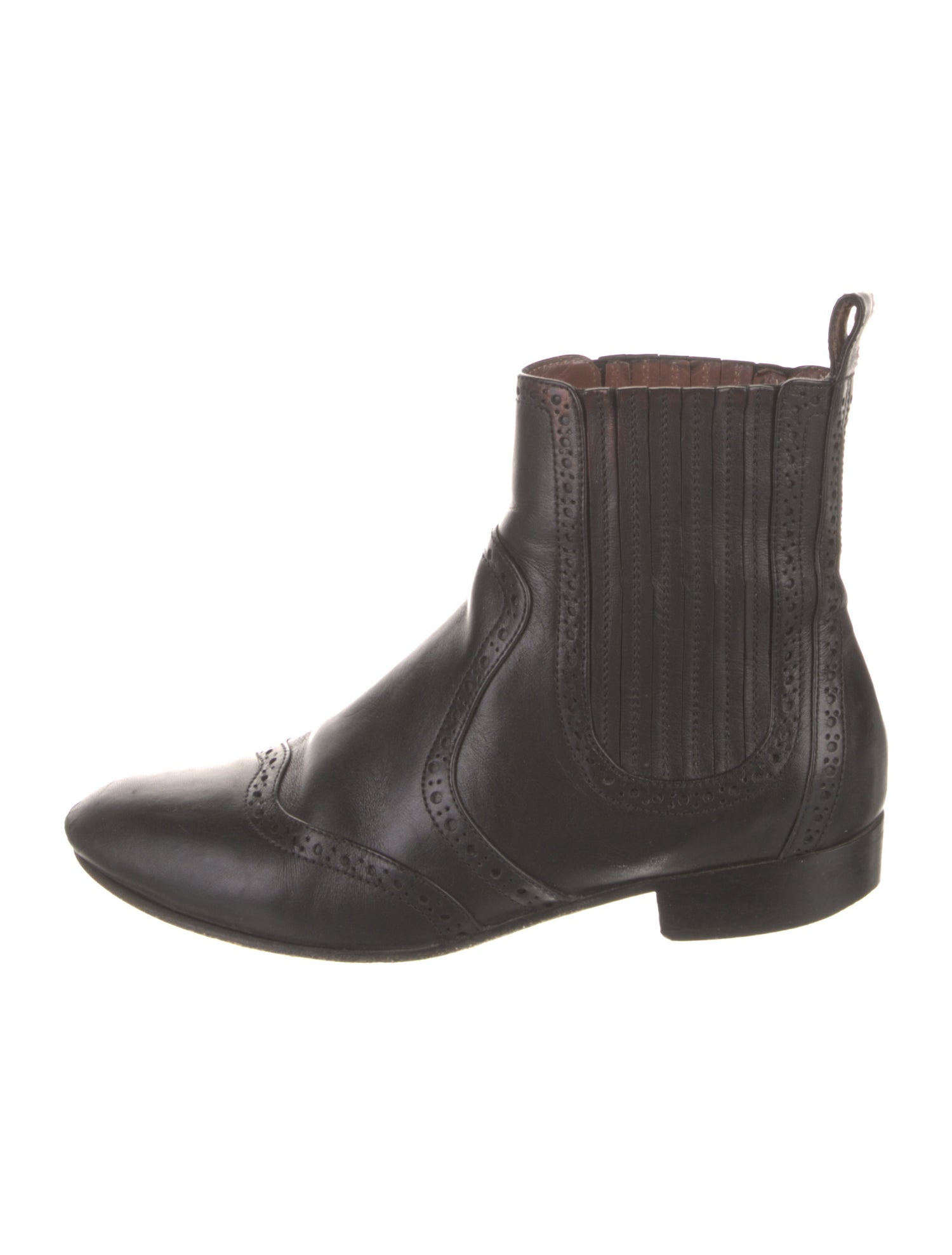 Tabitha Simmons Leather Chelsea Boots