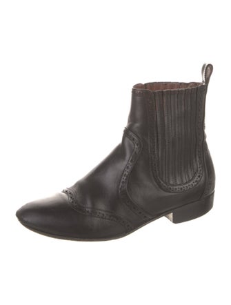 Tabitha Simmons Leather Chelsea Boots