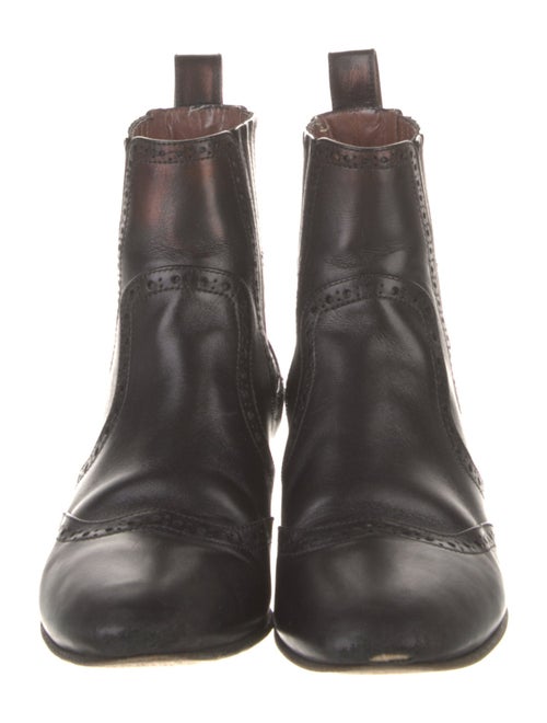 Tabitha Simmons Leather Chelsea Boots