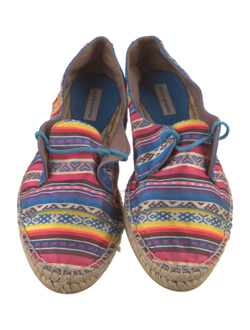 Tabitha Simmons Printed Braided Accents Espadrilles