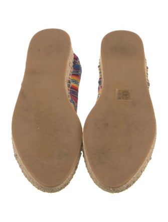 Tabitha Simmons Printed Braided Accents Espadrilles