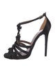 Tabitha Simmons Satin T-Strap Sandals