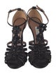 Tabitha Simmons Satin T-Strap Sandals