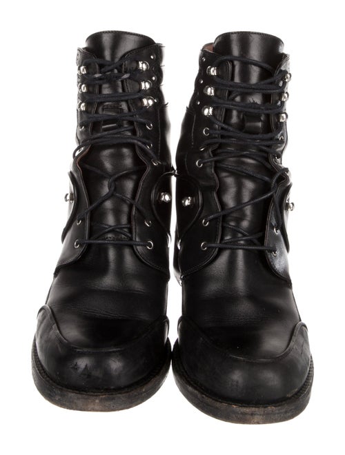 Tabitha Simmons Leather Combat Boots