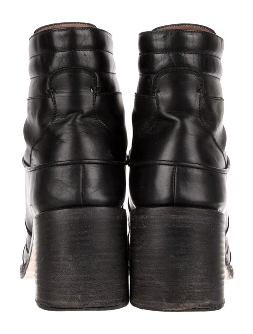 Tabitha Simmons Leather Combat Boots