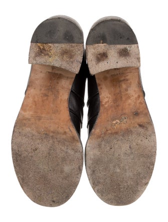 Tabitha Simmons Leather Combat Boots