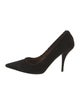 Tabitha Simmons Suede Leather Trim Embellishment Pumps