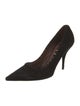Tabitha Simmons Suede Leather Trim Embellishment Pumps