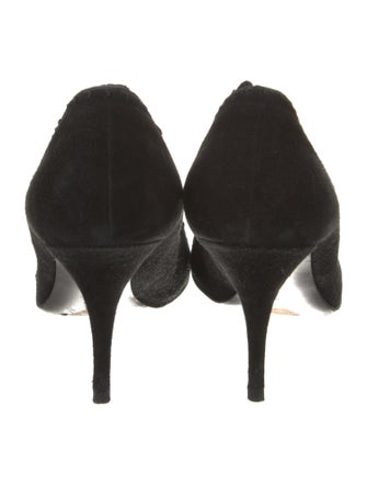 Tabitha Simmons Suede Leather Trim Embellishment Pumps