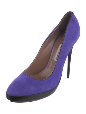 Tabitha Simmons Suede Pumps