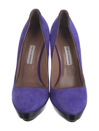 Tabitha Simmons Suede Pumps